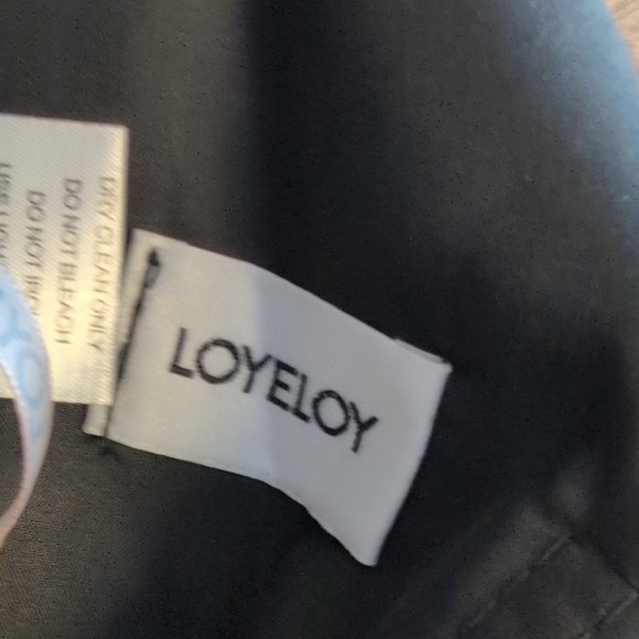 LoyELoy Black Strapless Silky Maxi Sleeveless NWT Dress L M679 - Picture 8 of 9